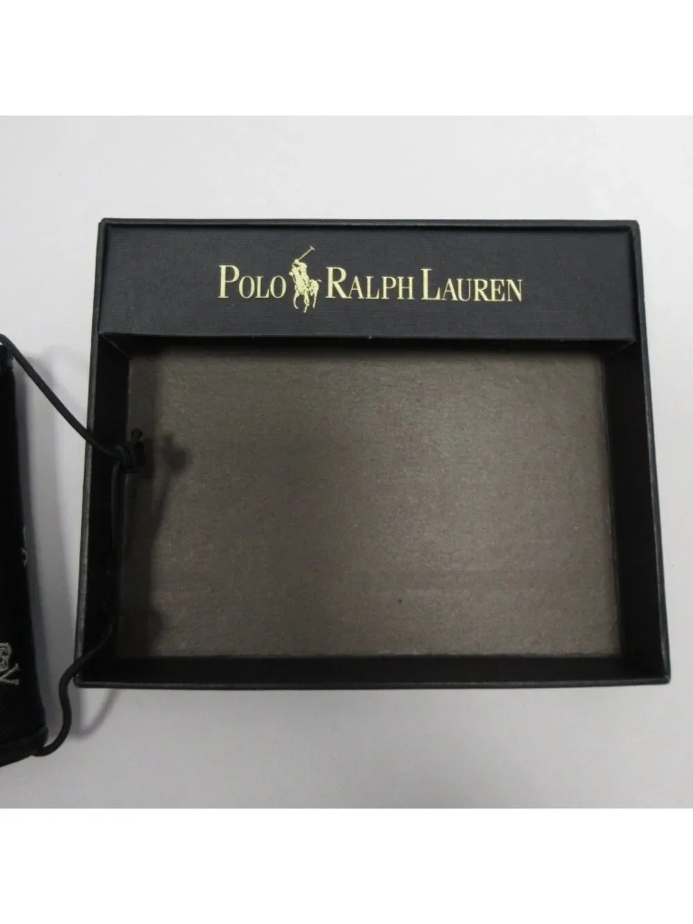 VGT Polo Ralph Lauren Wallet Skull Crossbones Billfold Canvas Leather AOP